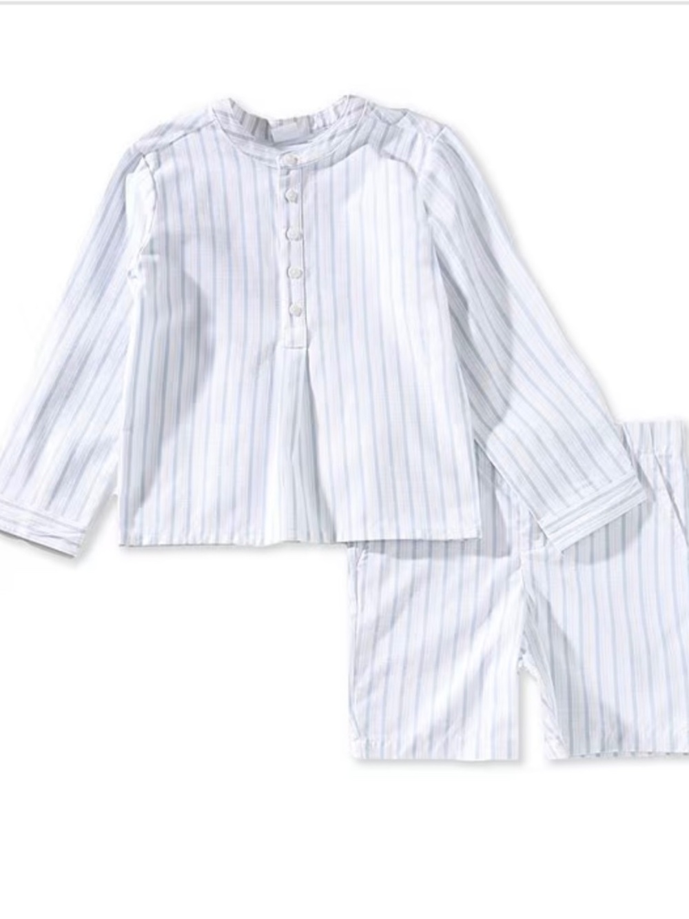 Edgehill Collection Boys Otto Woven Stripe Button-Front Shirt & Shorts Set 7
